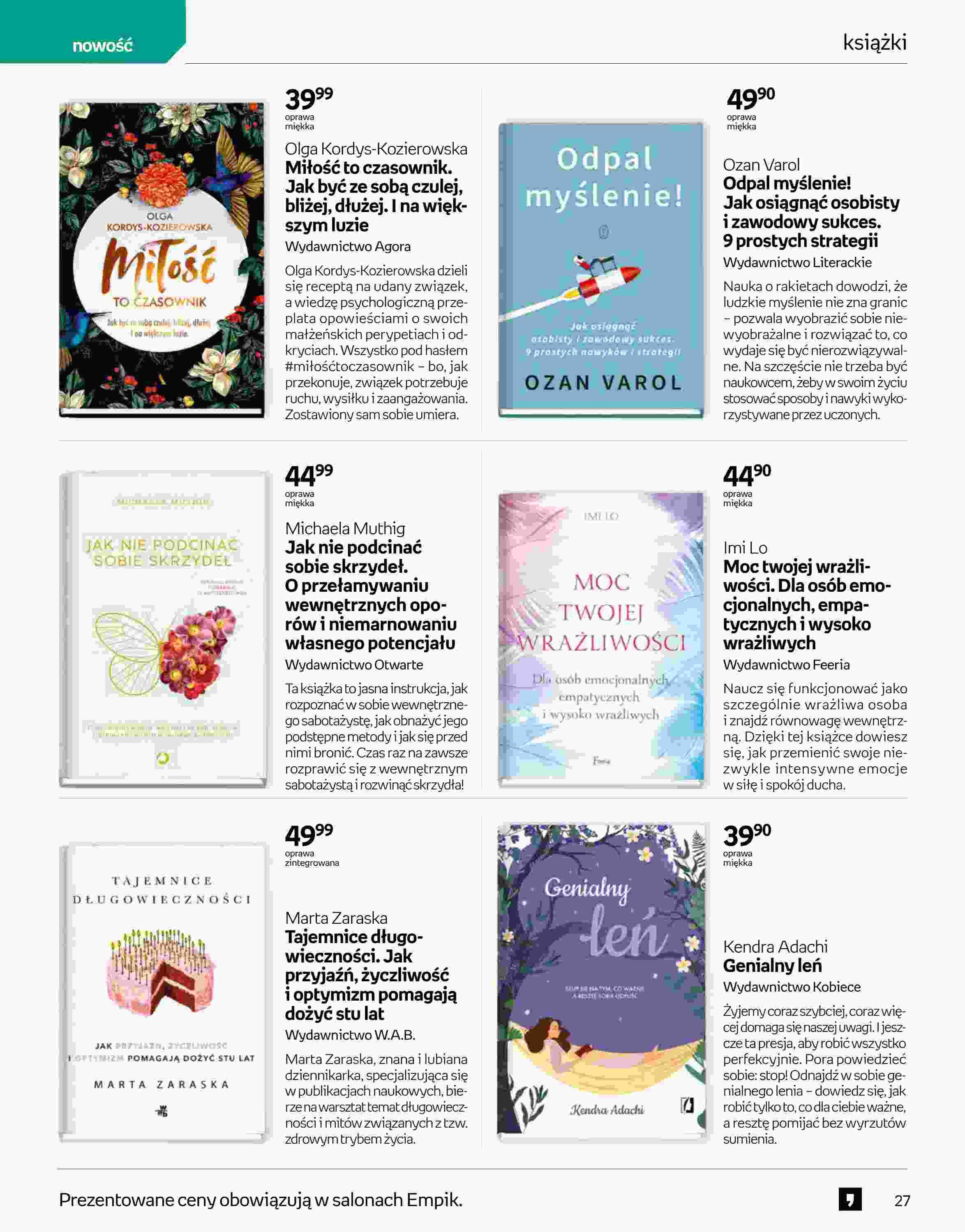 Gazetka promocyjna empik str. 27