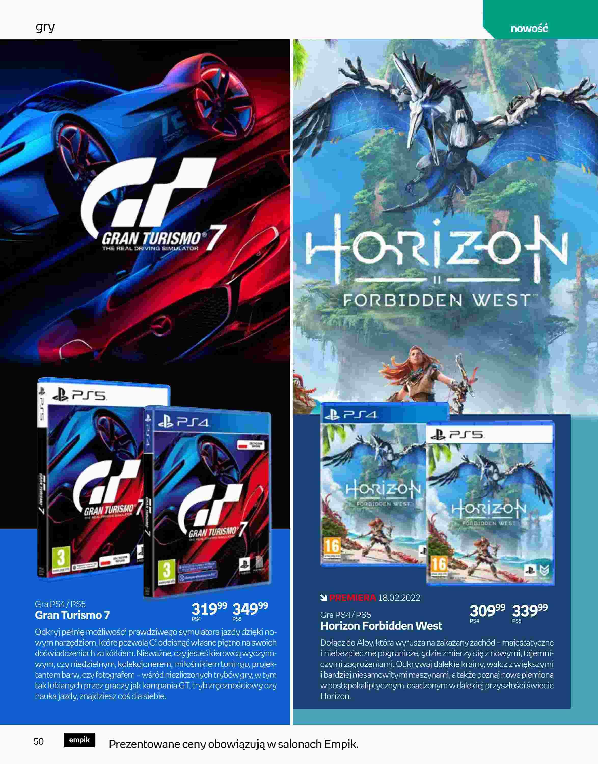 Gazetka promocyjna empik str. 50