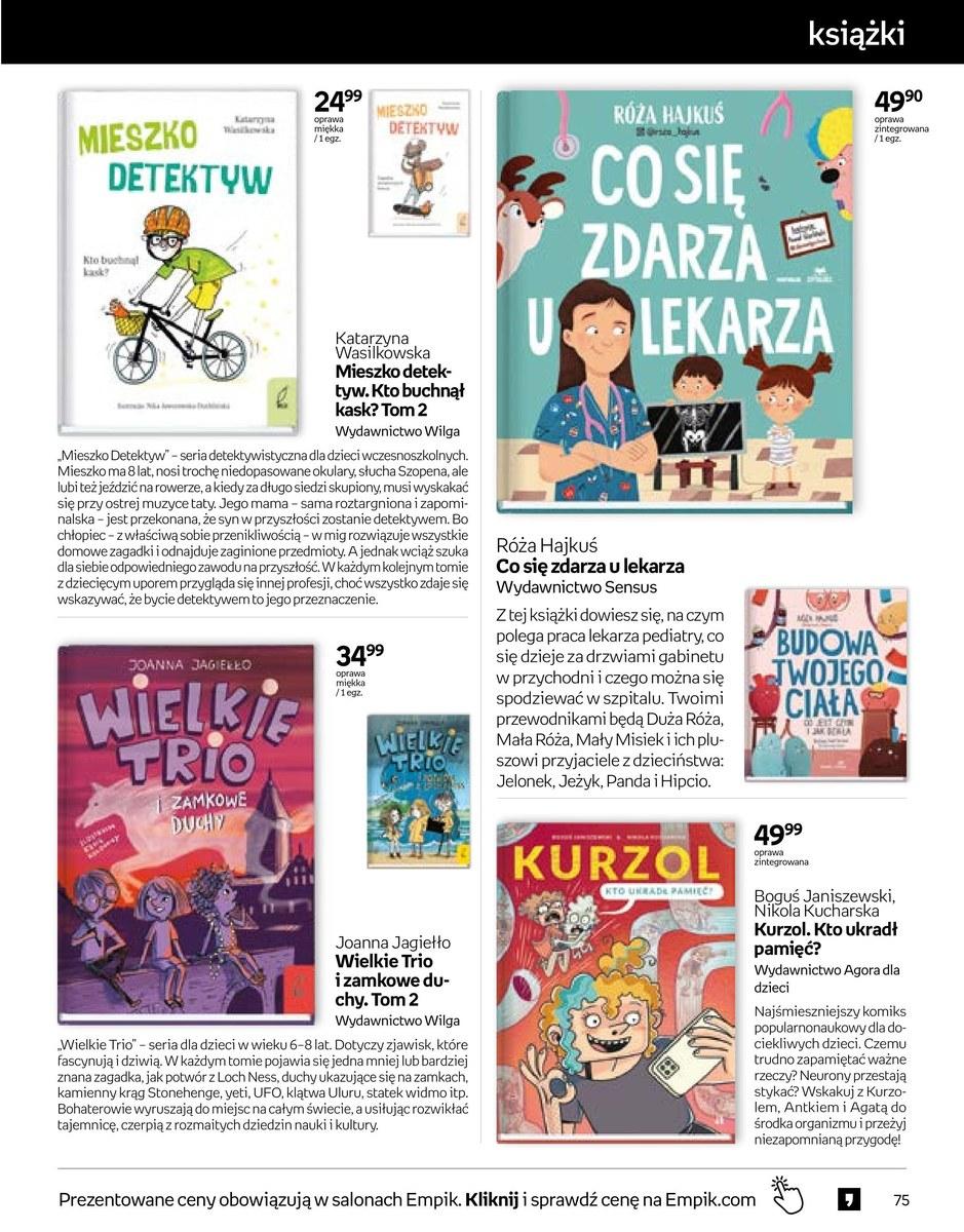 Gazetka promocyjna empik str. 75