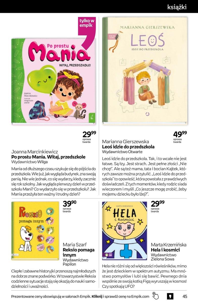Gazetka promocyjna empik str. 45