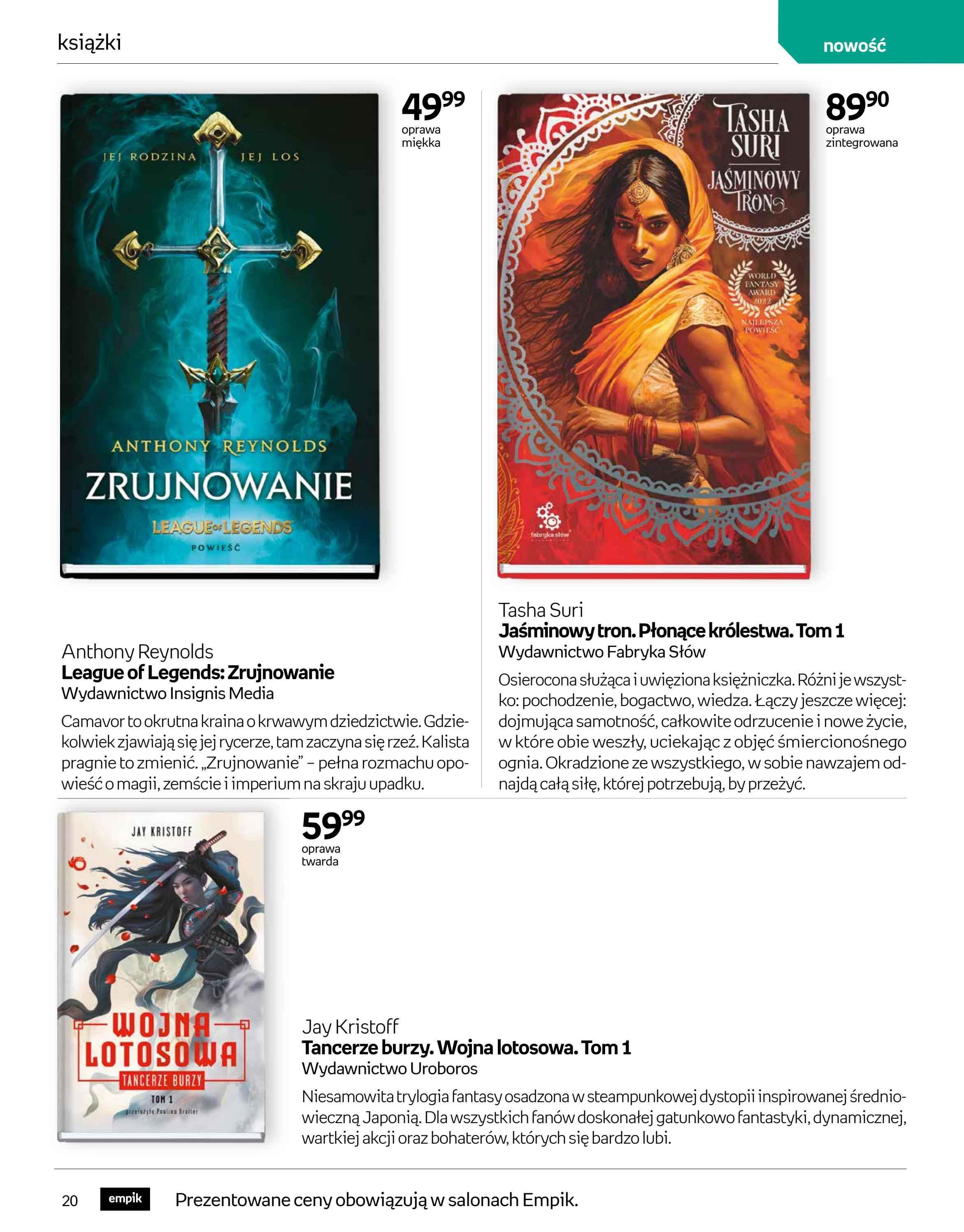 Gazetka promocyjna empik str. 20