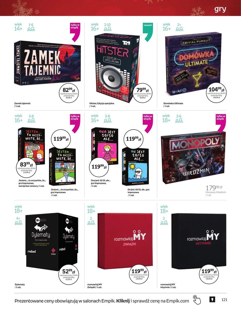 Gazetka promocyjna empik str. 121