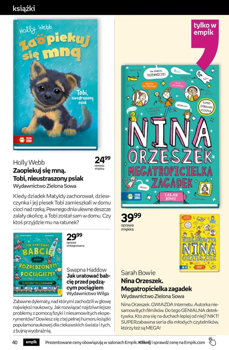 Gazetka promocyjna empik str. 40