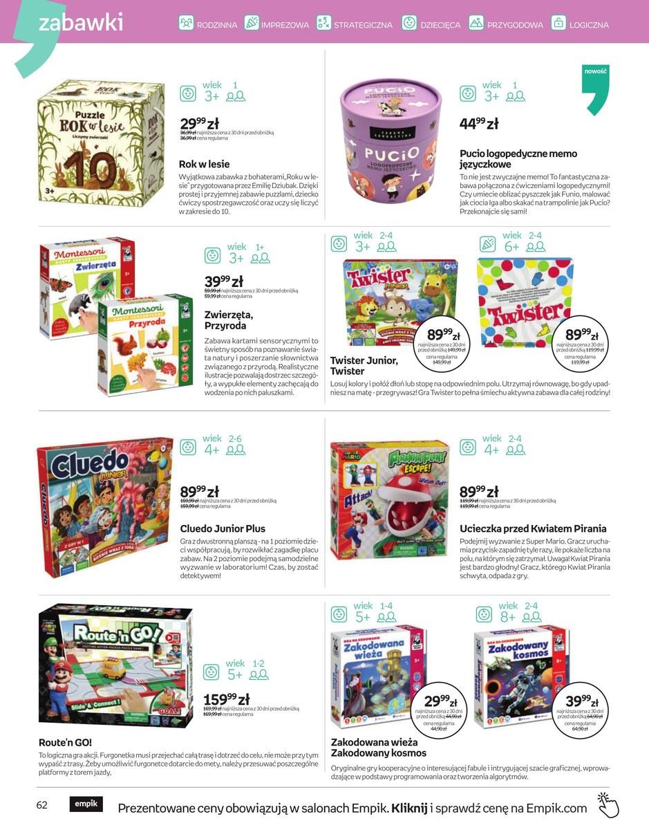 Gazetka promocyjna empik str. 62