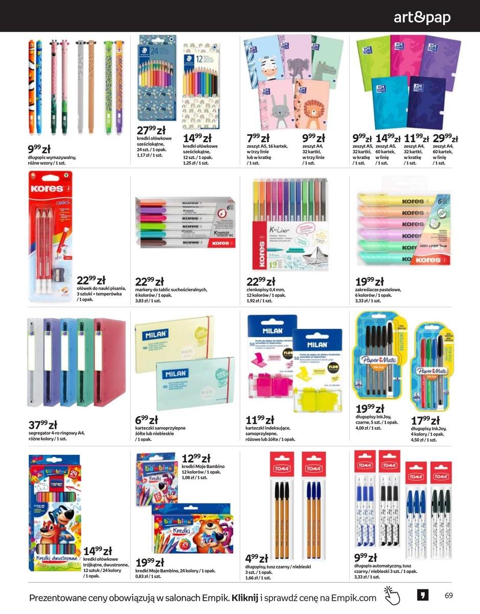 Gazetka promocyjna empik str. 69