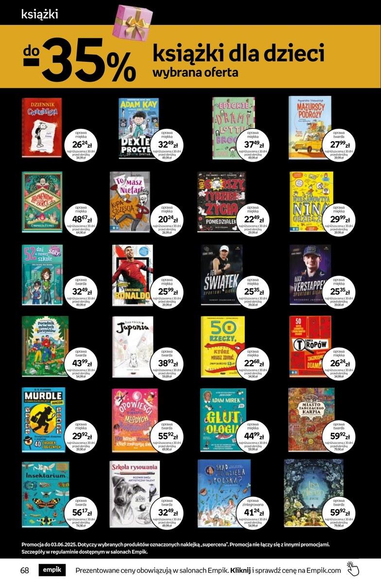 Gazetka promocyjna empik str. 68