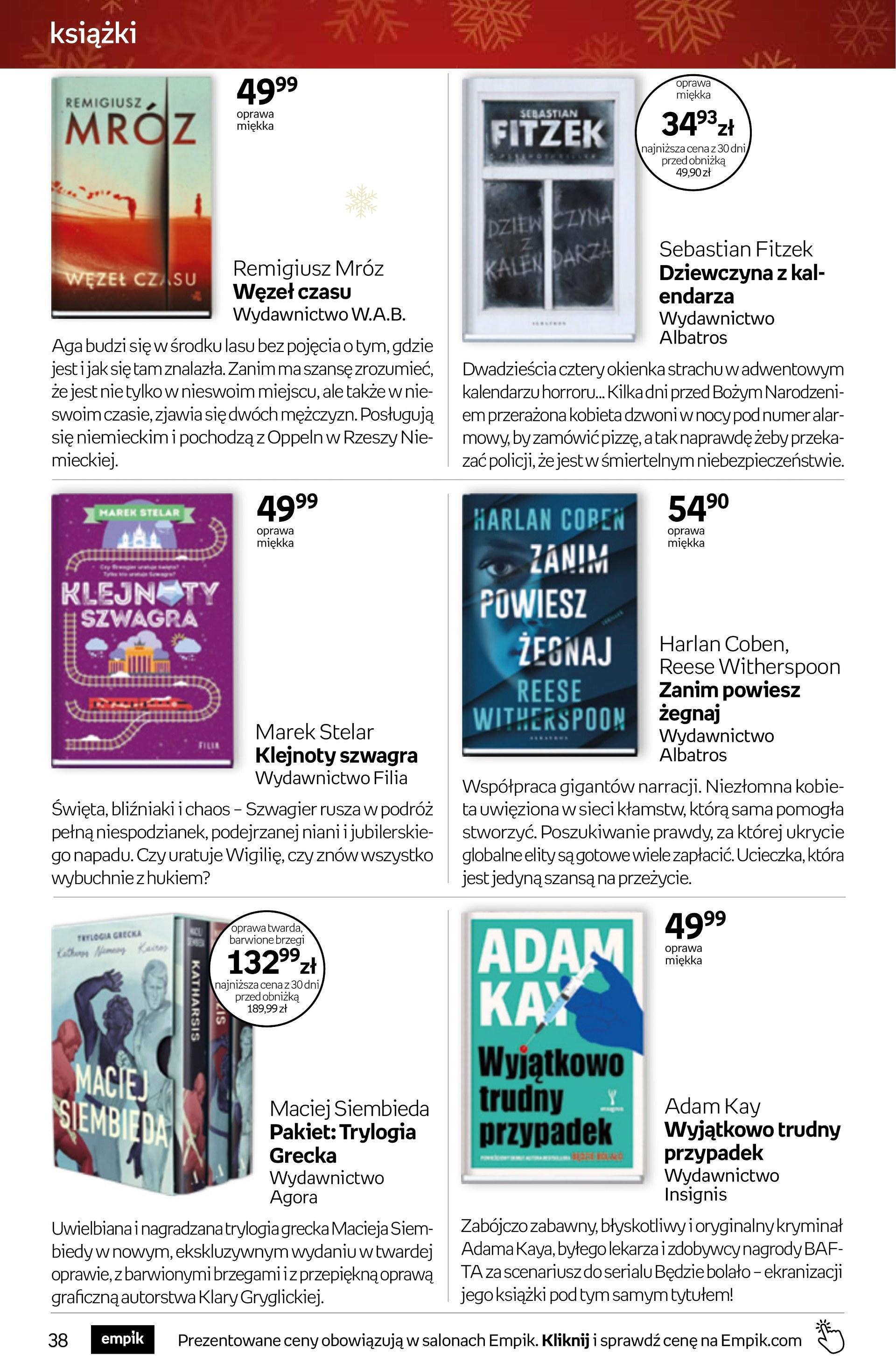 Gazetka promocyjna empik str. 38