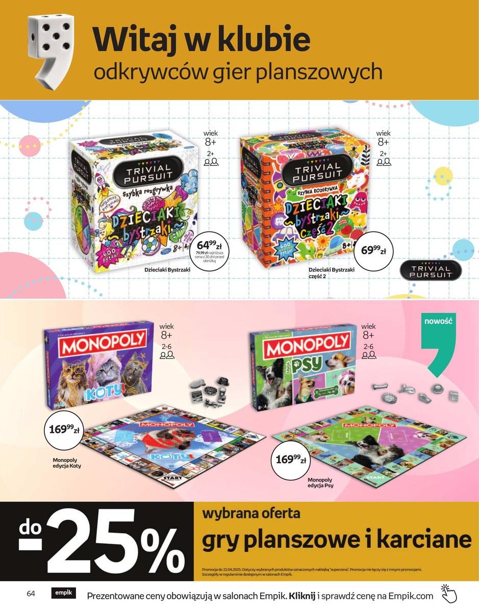 Gazetka promocyjna empik str. 64