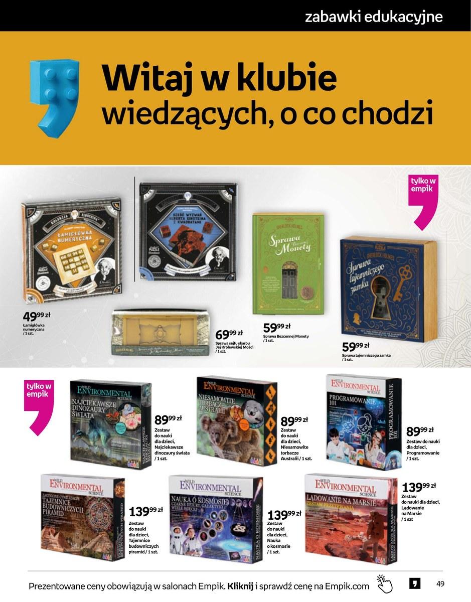 Gazetka promocyjna empik str. 49