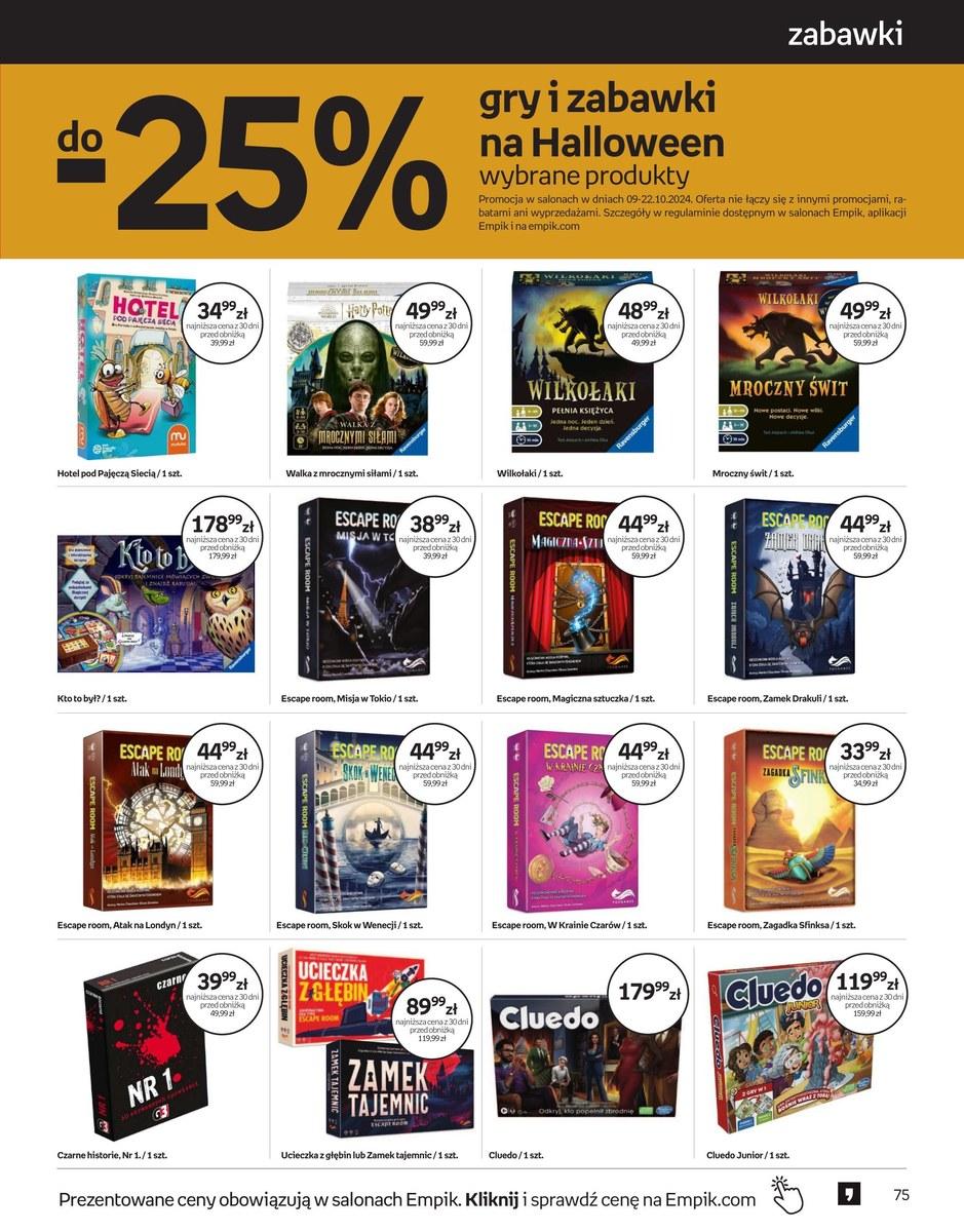 Gazetka promocyjna empik str. 75