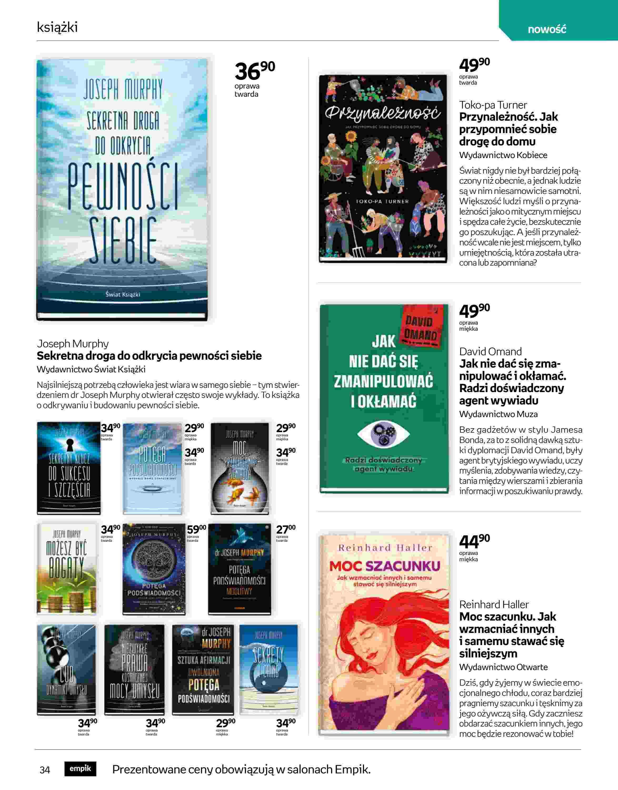 Gazetka promocyjna empik str. 34