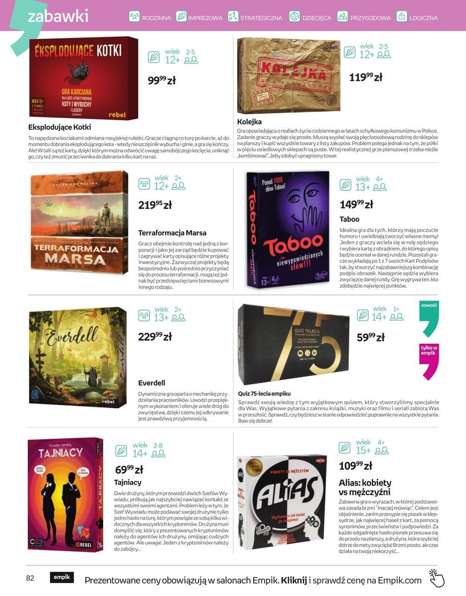 Gazetka promocyjna empik str. 82