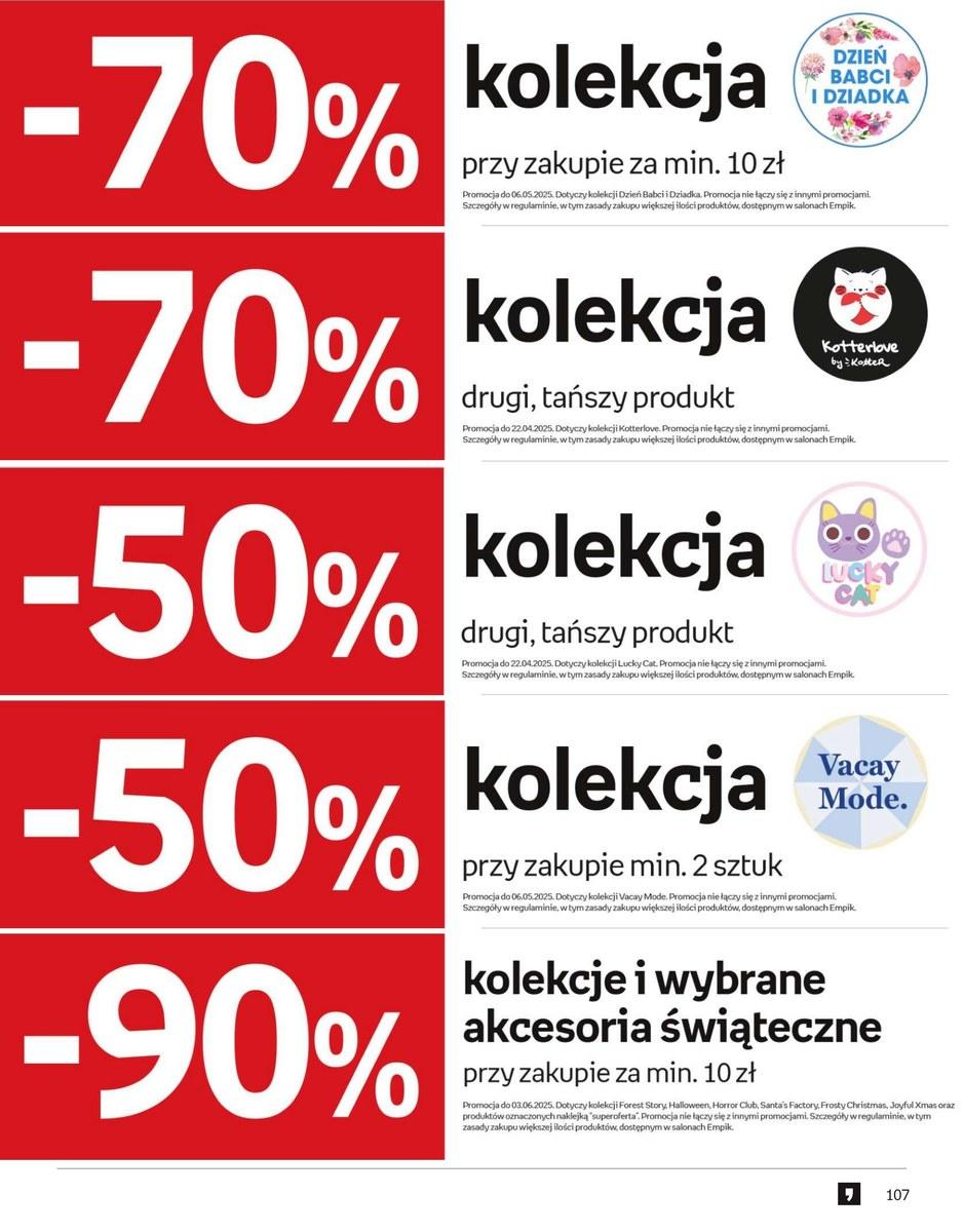 Gazetka promocyjna empik str. 107