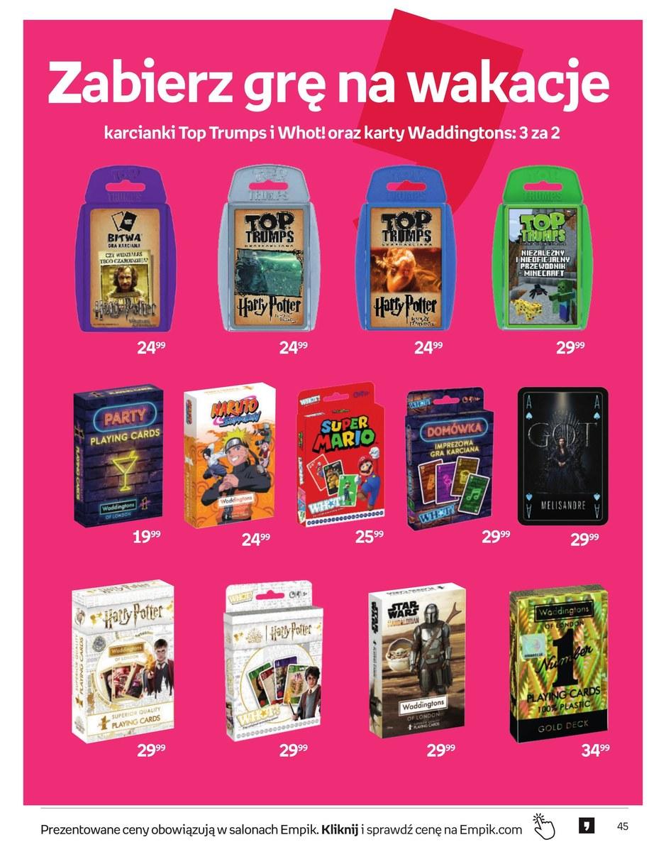 Gazetka promocyjna empik str. 45