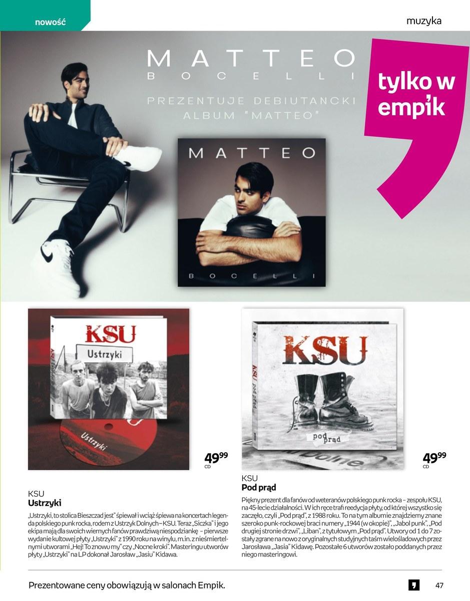 Gazetka promocyjna empik str. 47