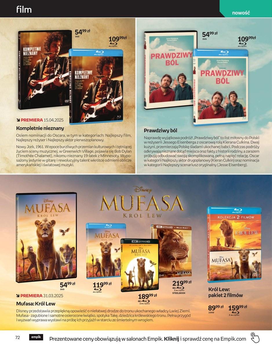 Gazetka promocyjna empik str. 72