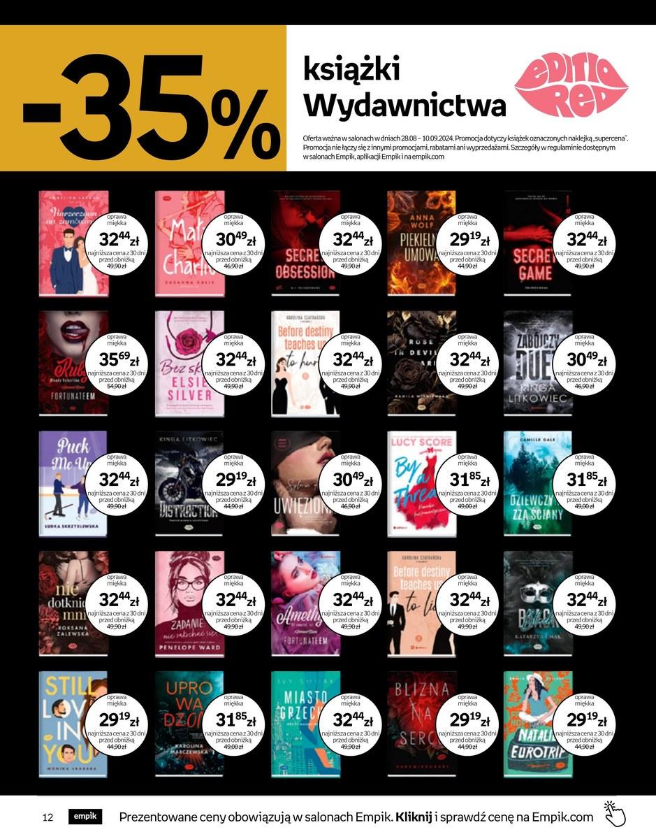 Gazetka promocyjna empik str. 12