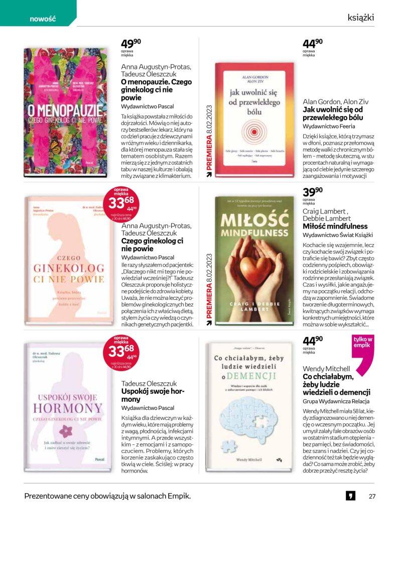 Gazetka promocyjna empik str. 27