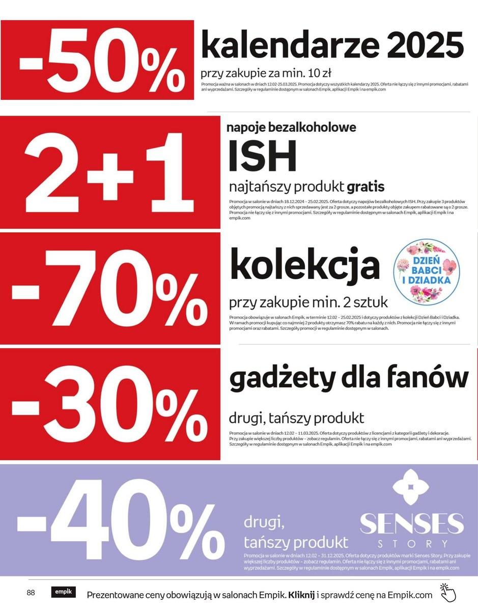 Gazetka promocyjna empik str. 88