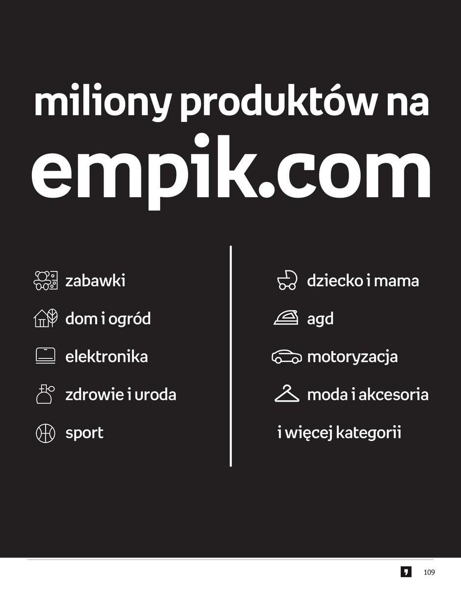 Gazetka promocyjna empik str. 109