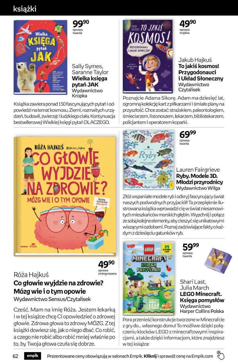 Gazetka promocyjna empik str. 62