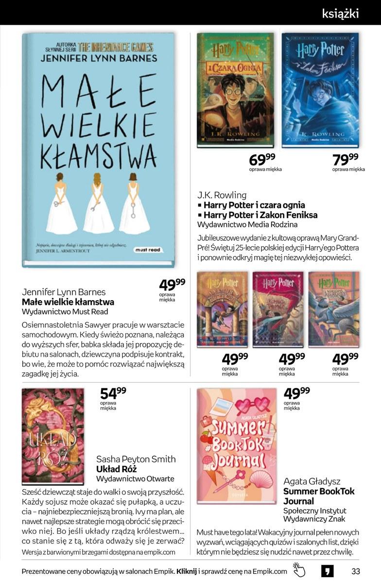 Gazetka promocyjna empik str. 33
