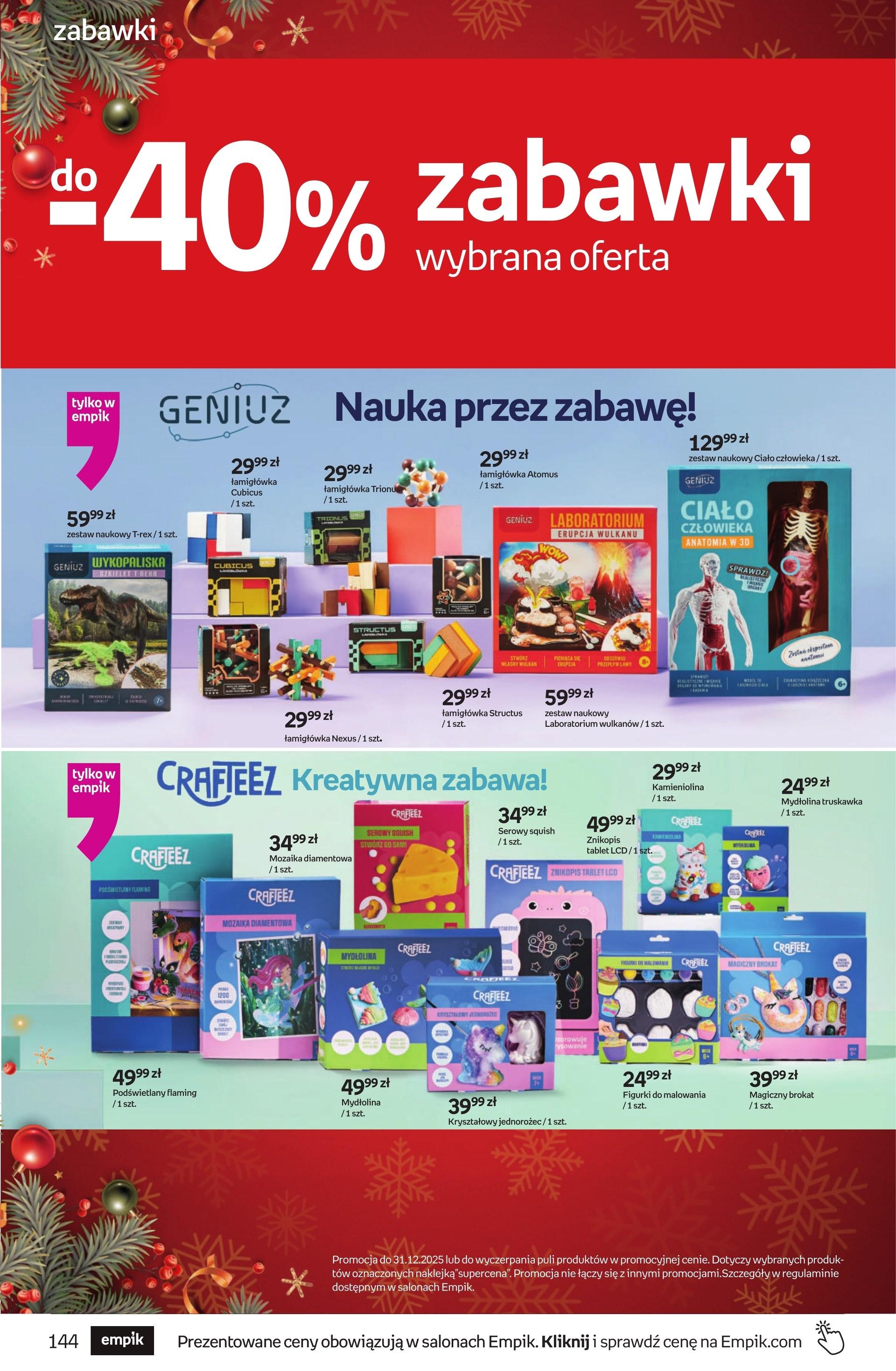 Gazetka promocyjna empik str. 144