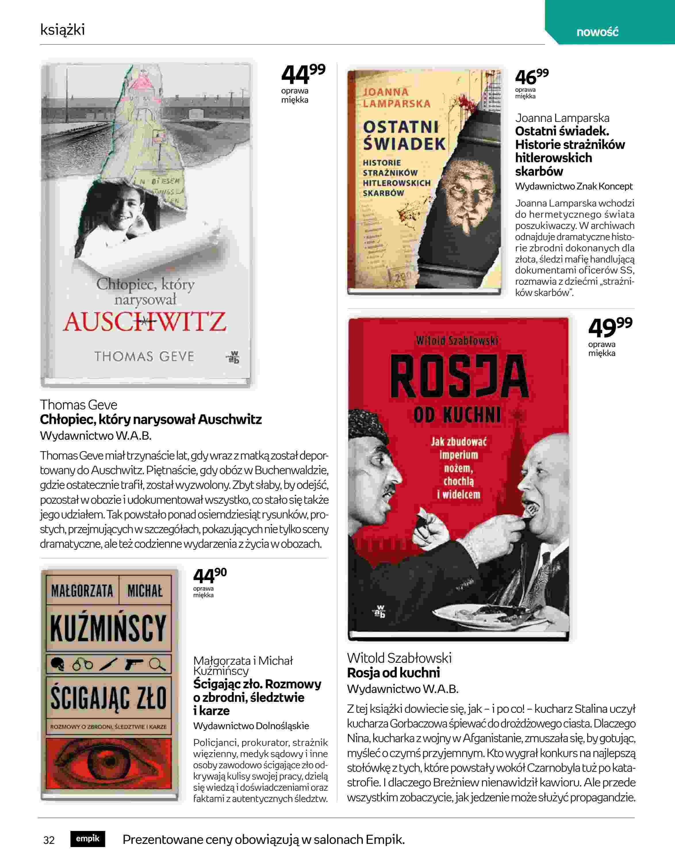 Gazetka promocyjna empik str. 32