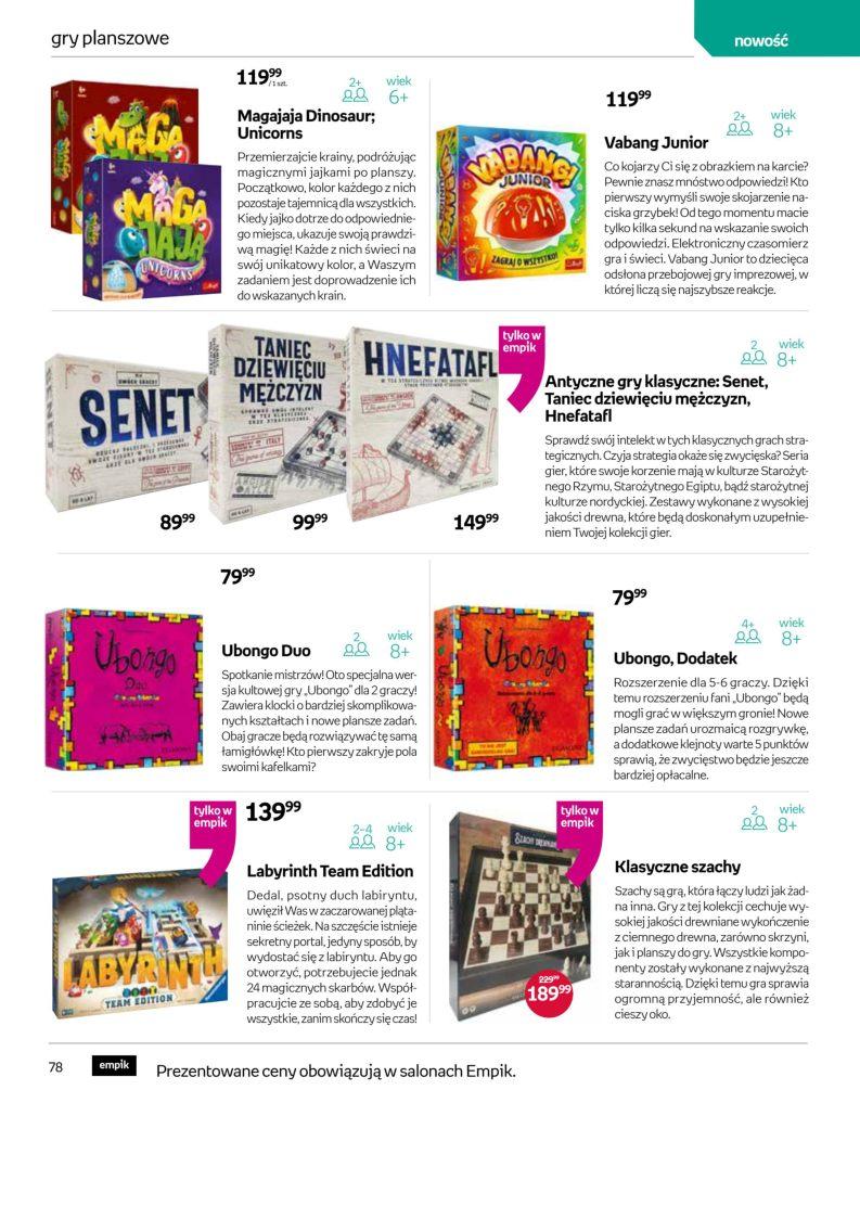 Gazetka promocyjna empik str. 80