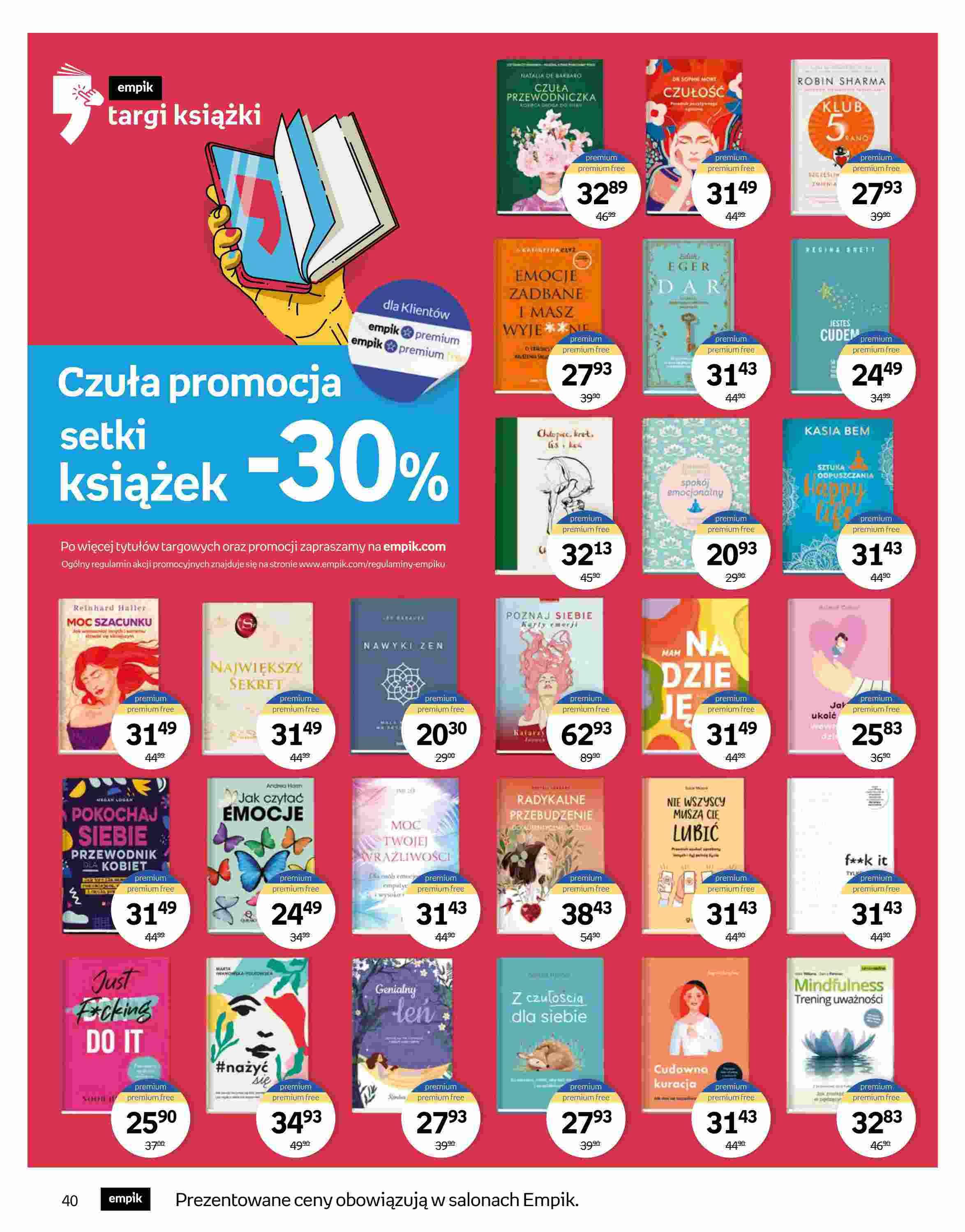 Gazetka promocyjna empik str. 40