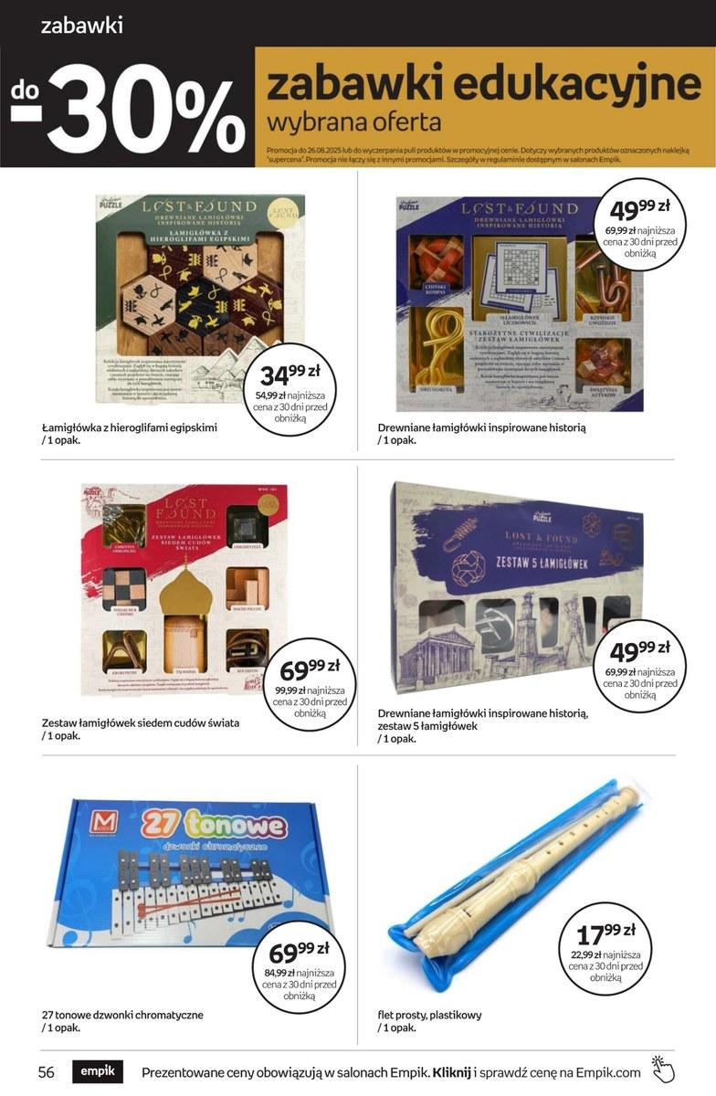 Gazetka promocyjna empik str. 56
