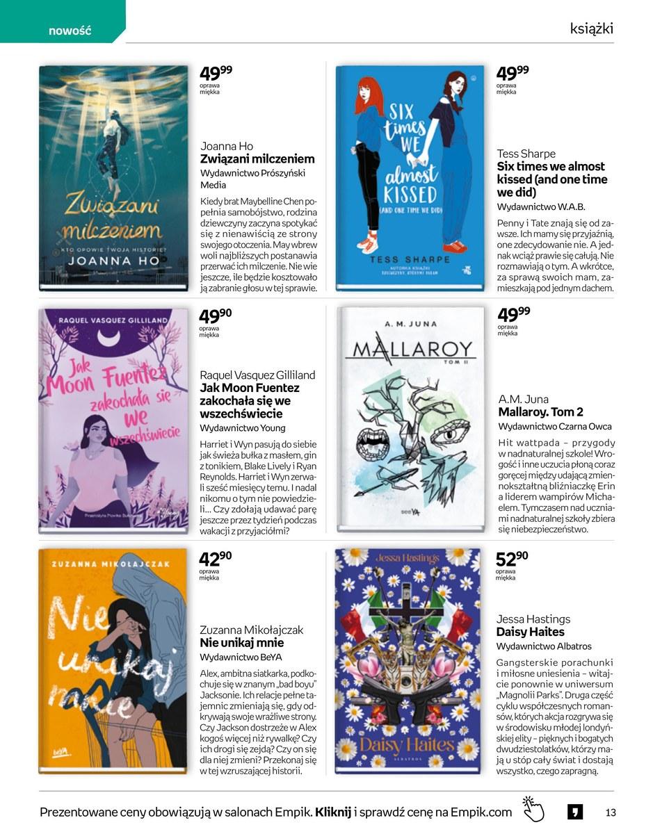 Gazetka promocyjna empik str. 13
