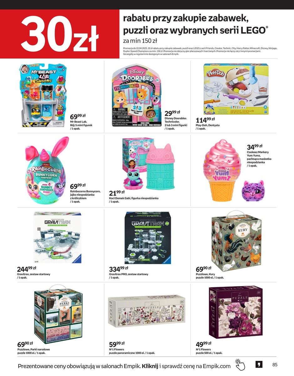 Gazetka promocyjna empik str. 85