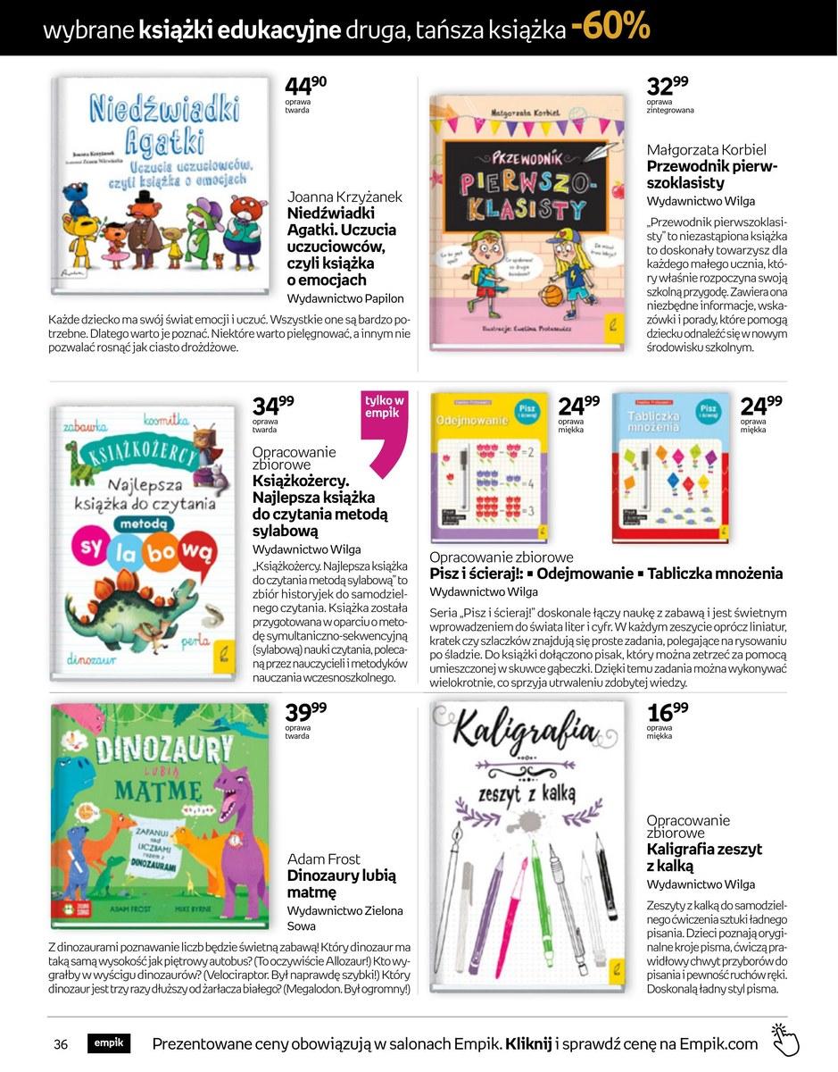 Gazetka promocyjna empik str. 36