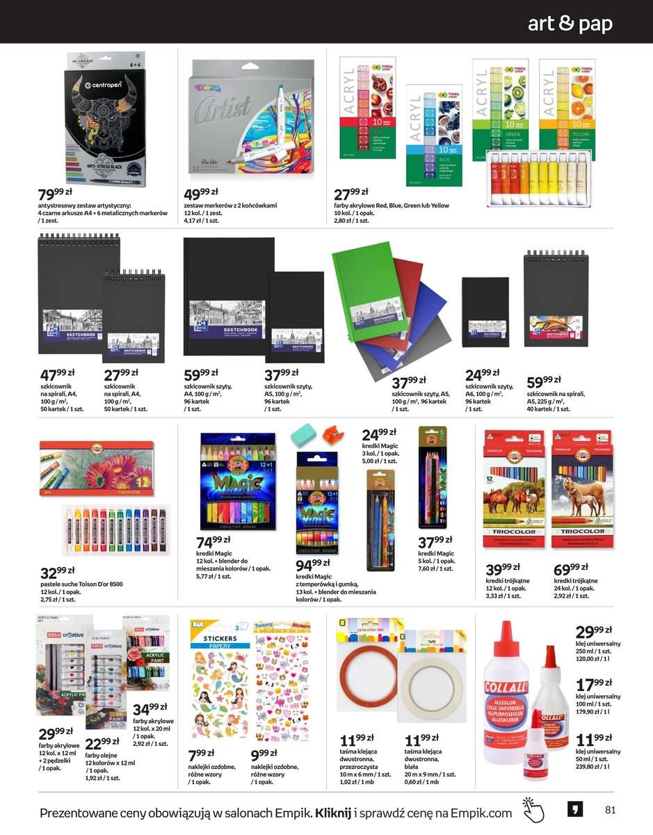 Gazetka promocyjna empik str. 81
