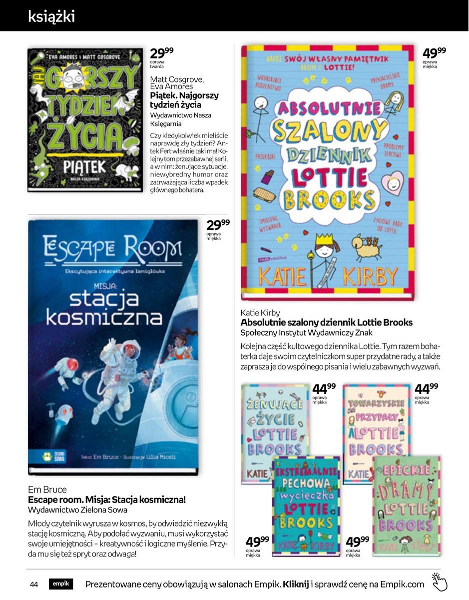 Gazetka promocyjna empik str. 44