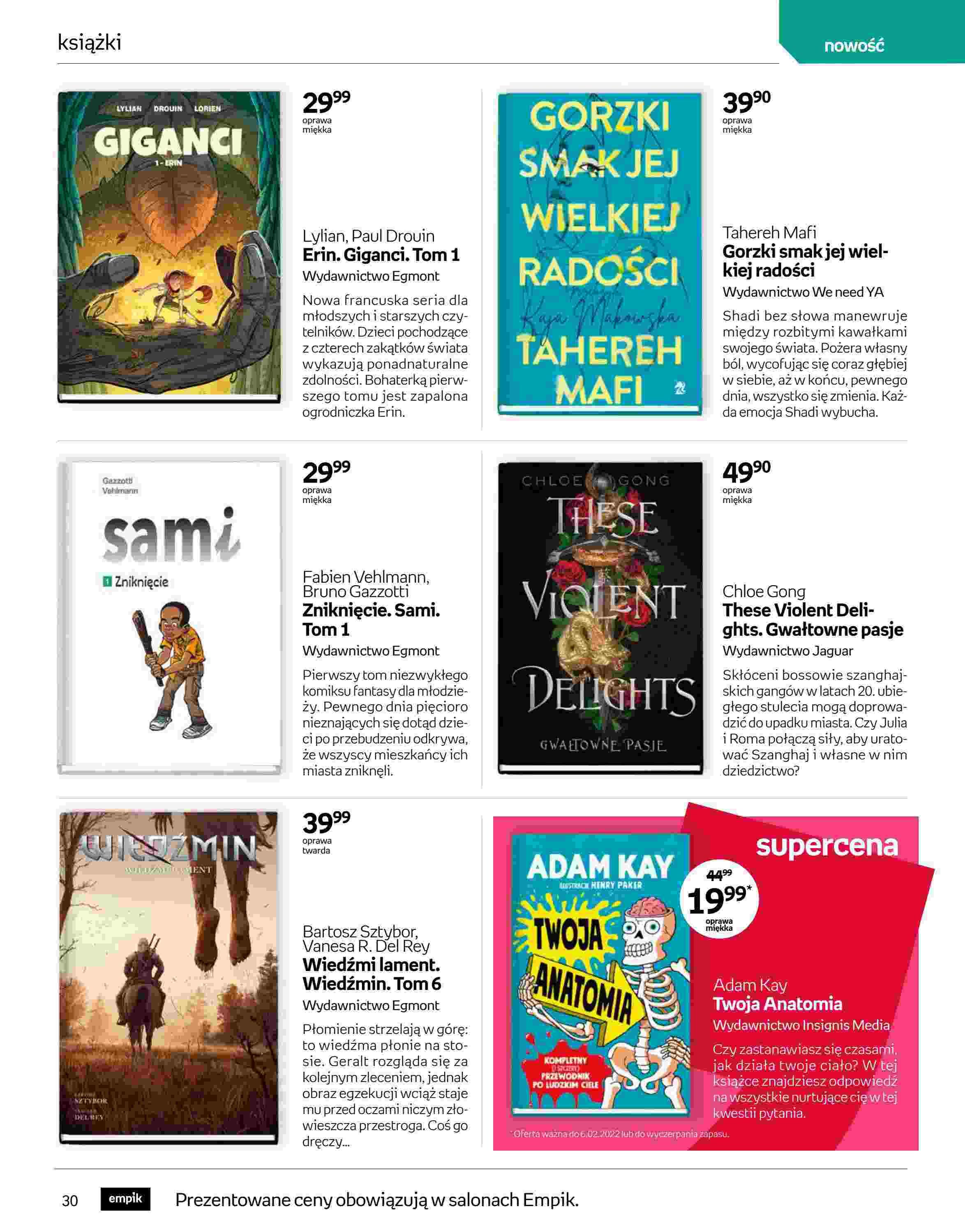 Gazetka promocyjna empik str. 30
