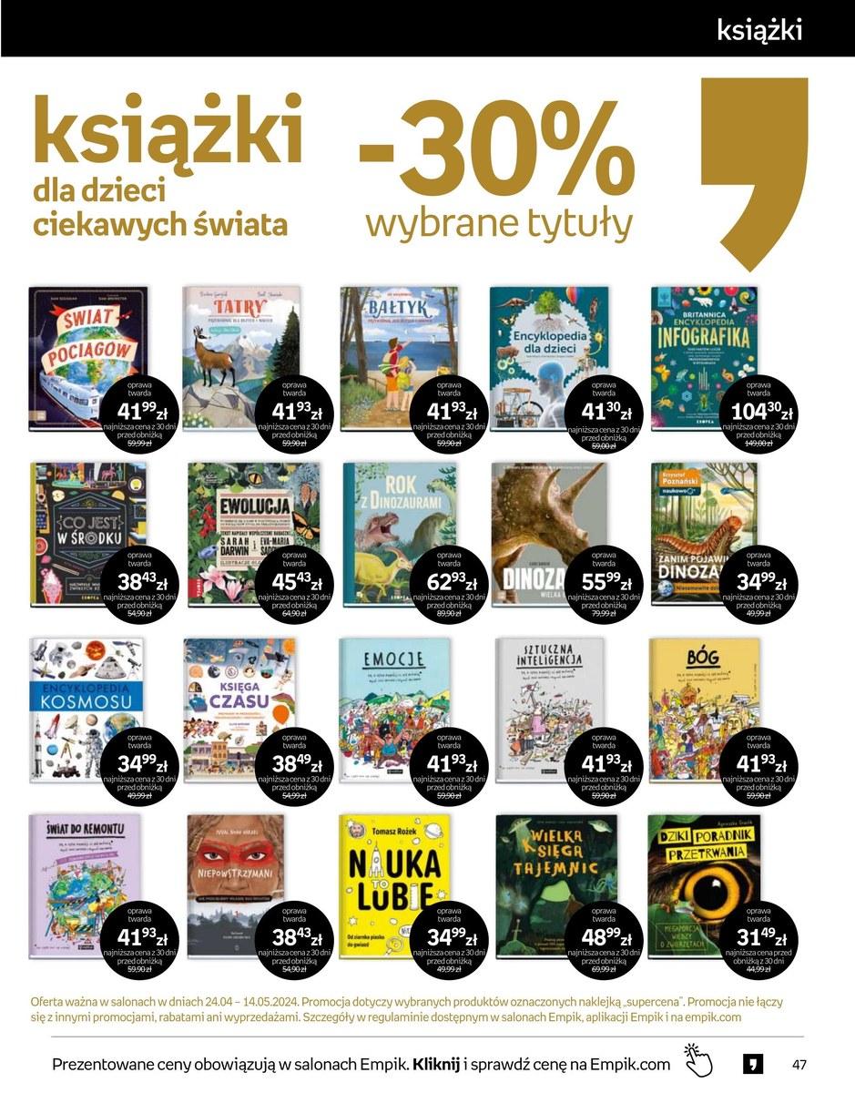 Gazetka promocyjna empik str. 47