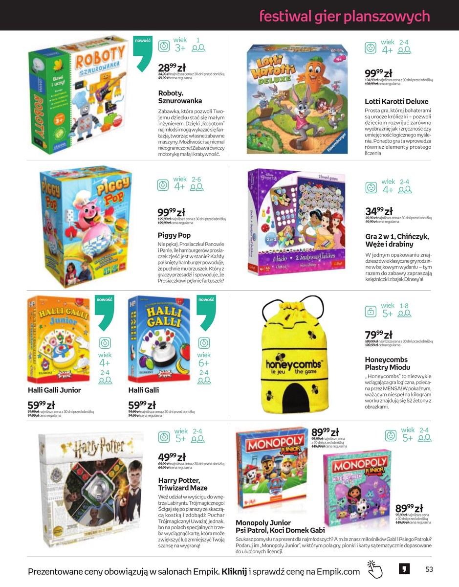Gazetka promocyjna empik str. 53