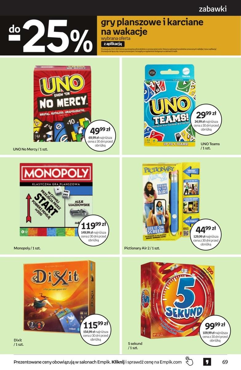 Gazetka promocyjna empik str. 69