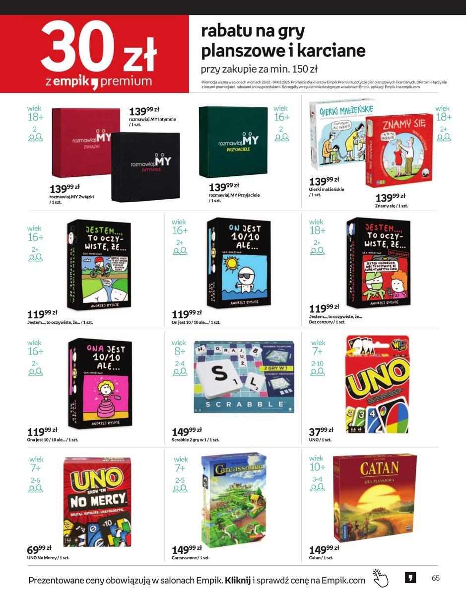 Gazetka promocyjna empik str. 65