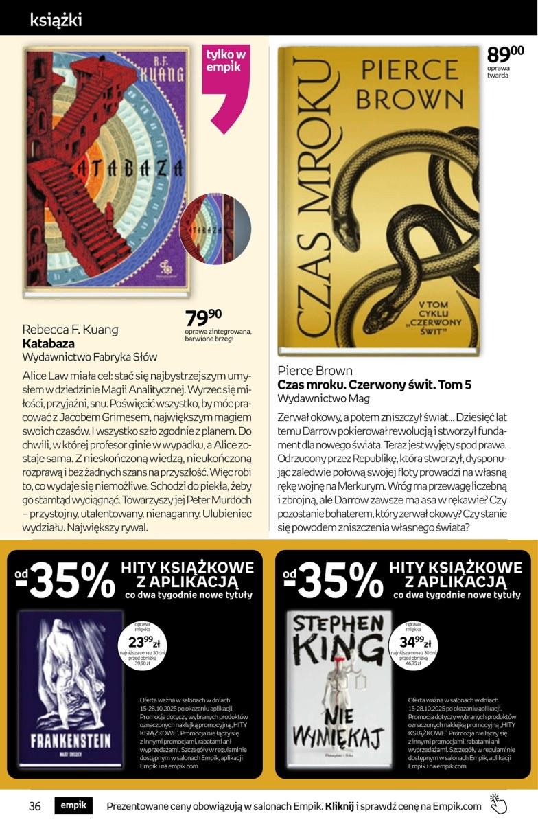 Gazetka promocyjna empik str. 36