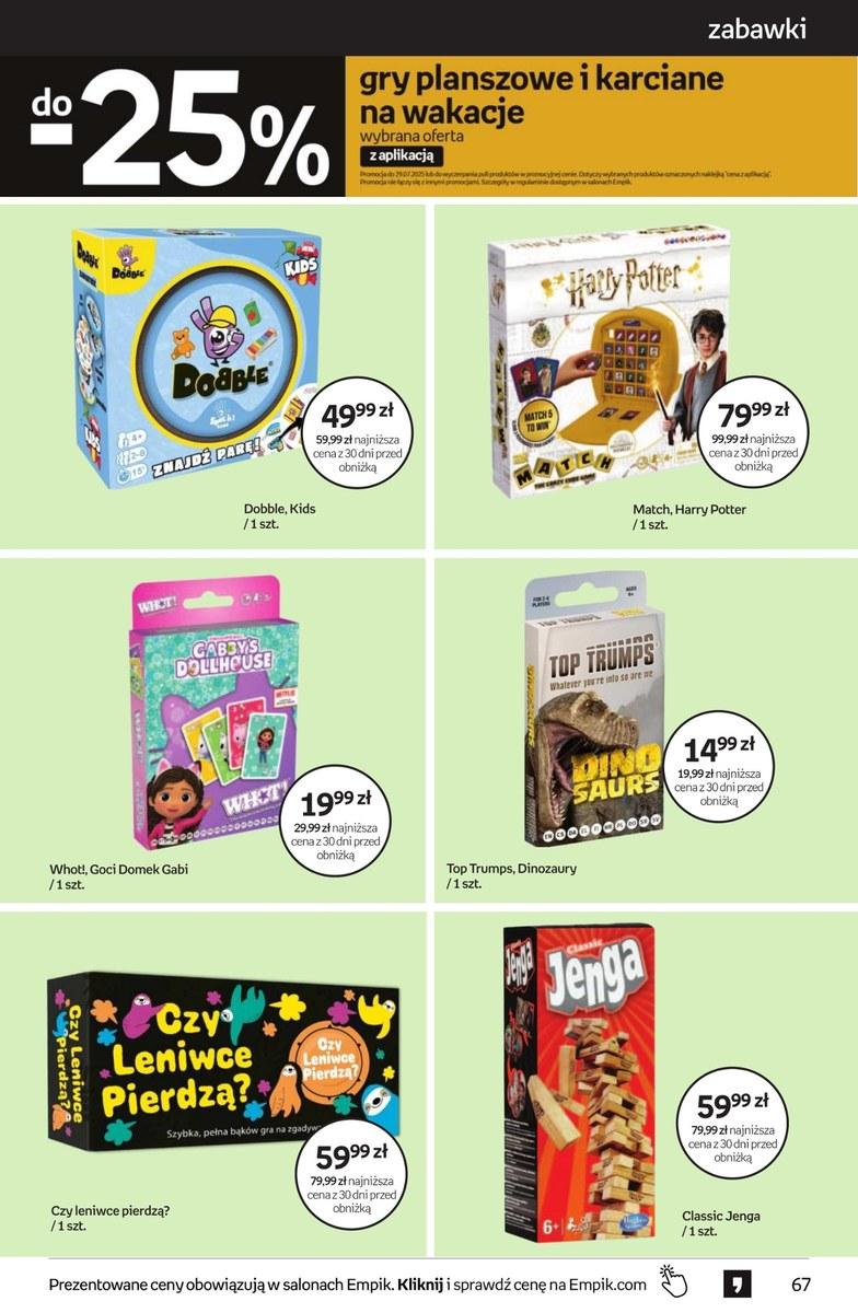 Gazetka promocyjna empik str. 67
