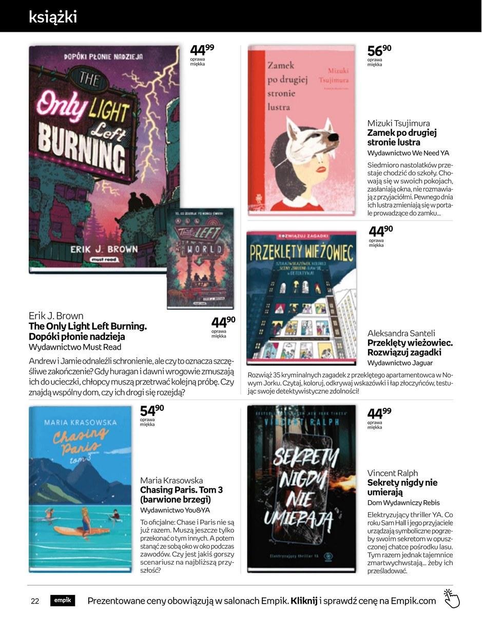 Gazetka promocyjna empik str. 22