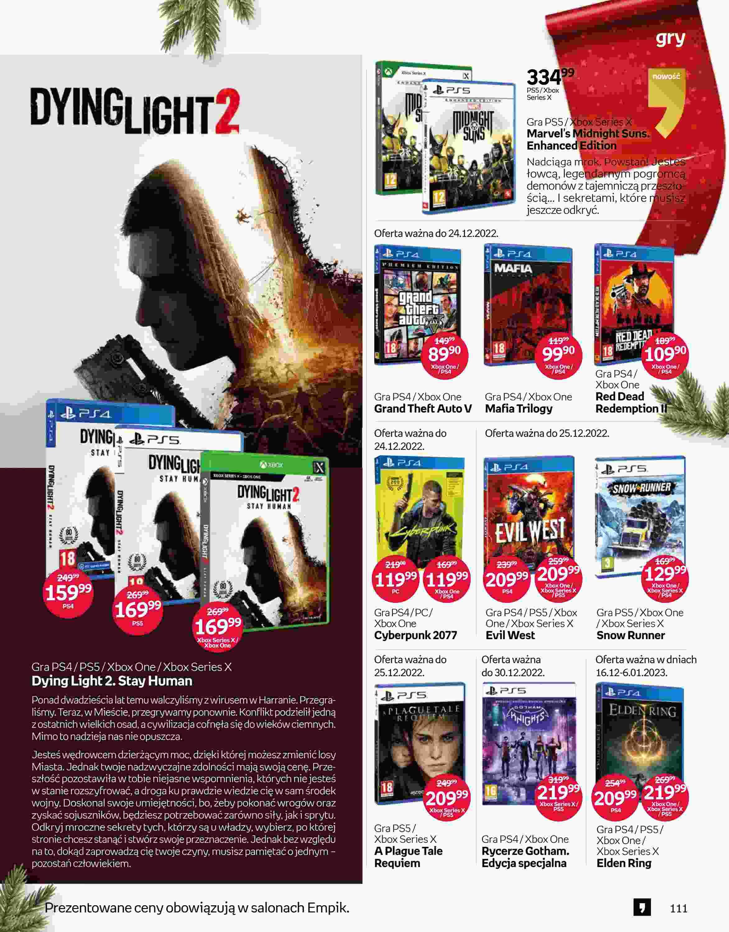 Gazetka promocyjna empik str. 111