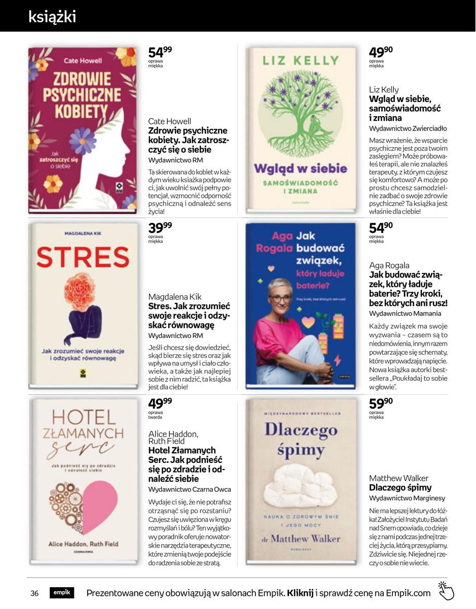 Gazetka promocyjna empik str. 36