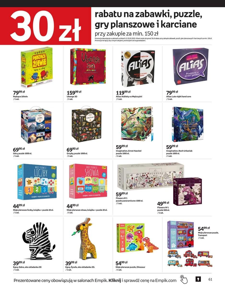 Gazetka promocyjna empik str. 61