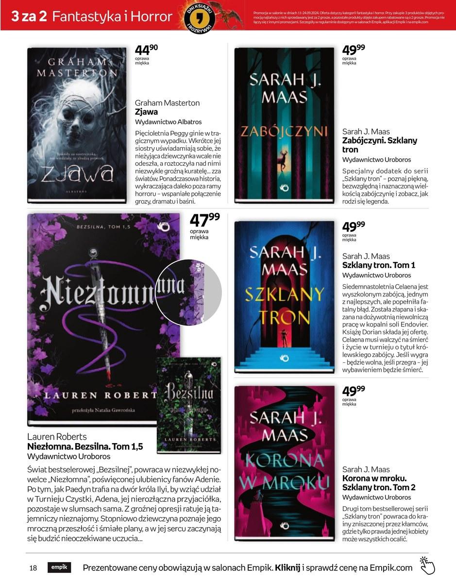 Gazetka promocyjna empik str. 18