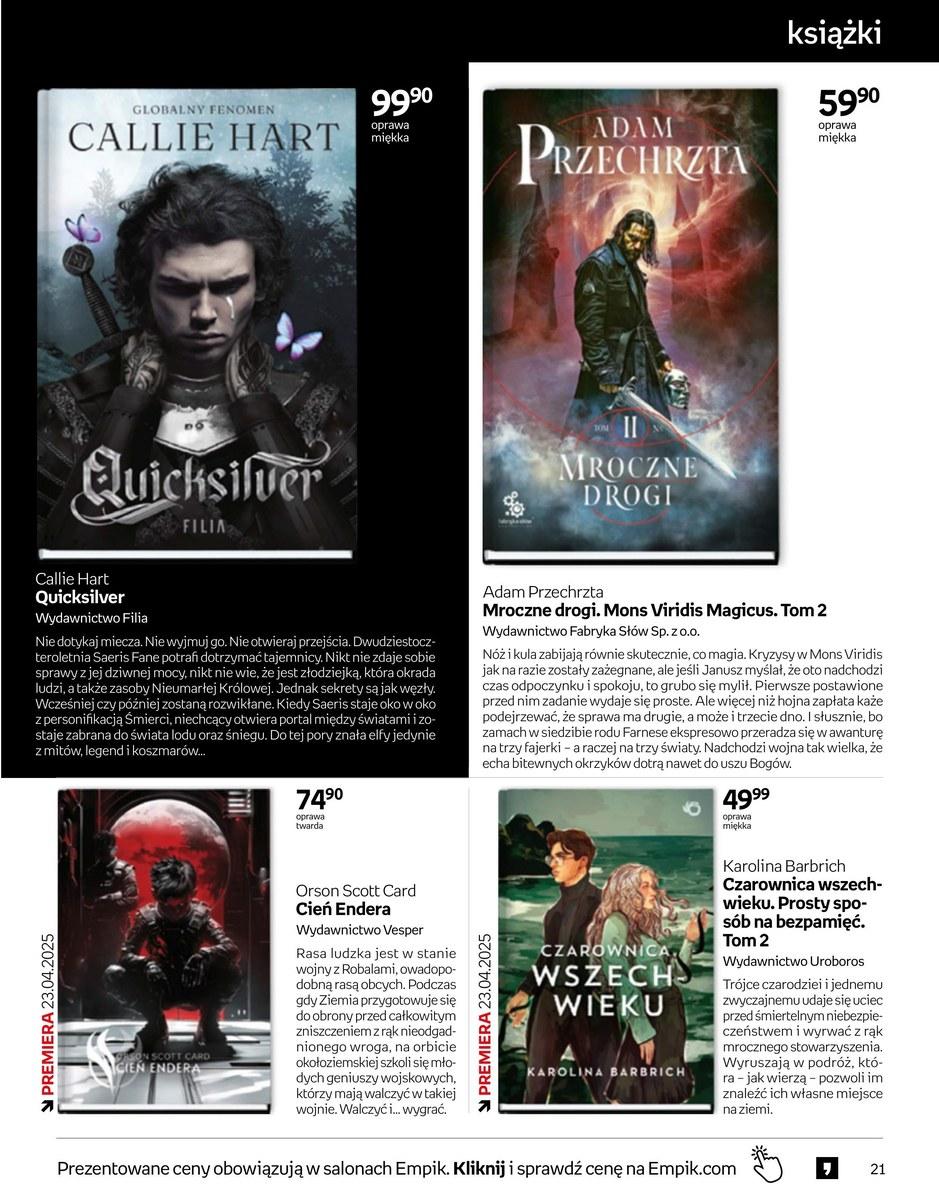 Gazetka promocyjna empik str. 21