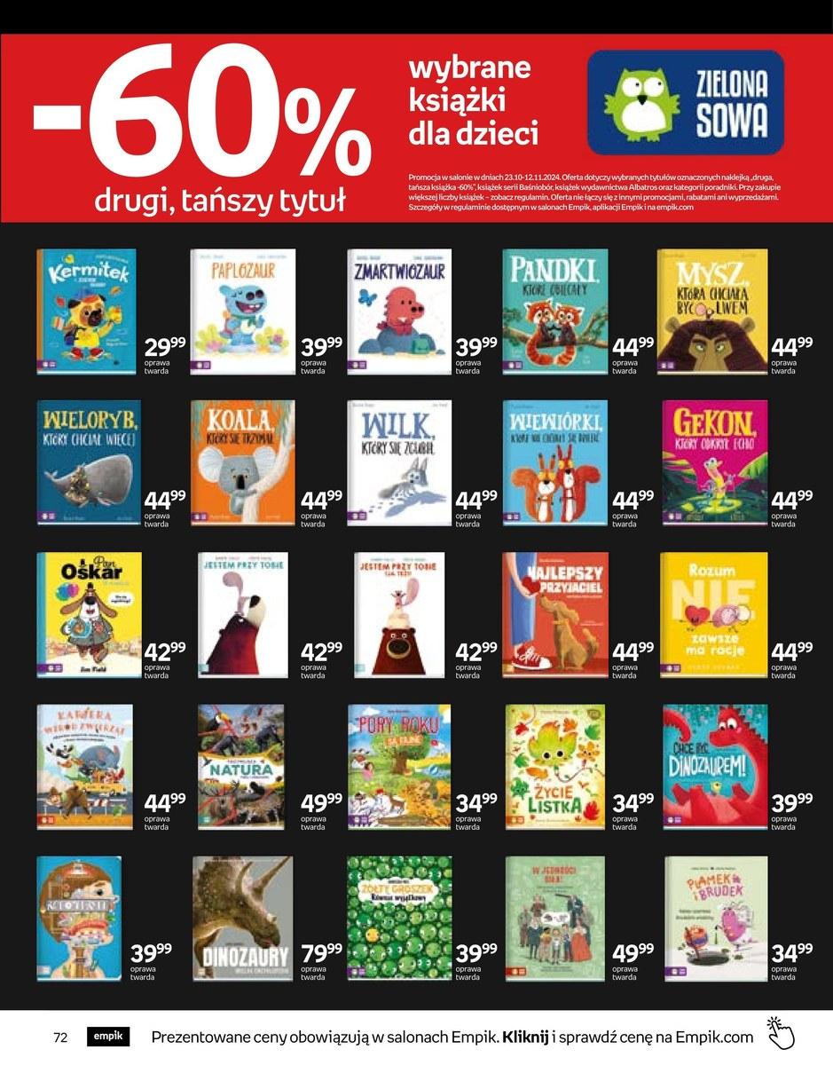 Gazetka promocyjna empik str. 72